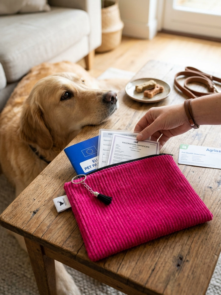 Dokumentenmappe für Hunde – handgemacht und ganz persönlich