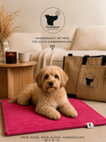 Hundedecke „Oscar“ aus Cord – Pink 🐾