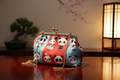 Bügeltasche „Panda“ im Japan-Style mit goldenem Bügel und goldener Kette
