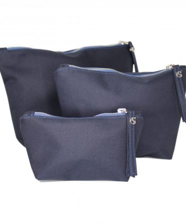 Nylon Taschen Ordner "Bag-in-Bag" "Darkblue", Set