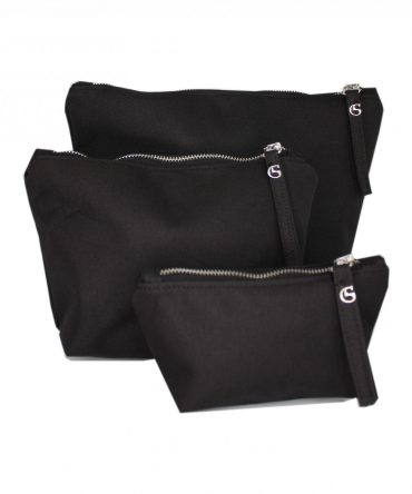 Nylon Taschen Ordner "Bag-in-Bag" "Black", Set